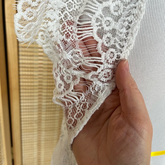 Intimately Free People Bridal White Lace Daydreamer Dress - Picture 7 of 12